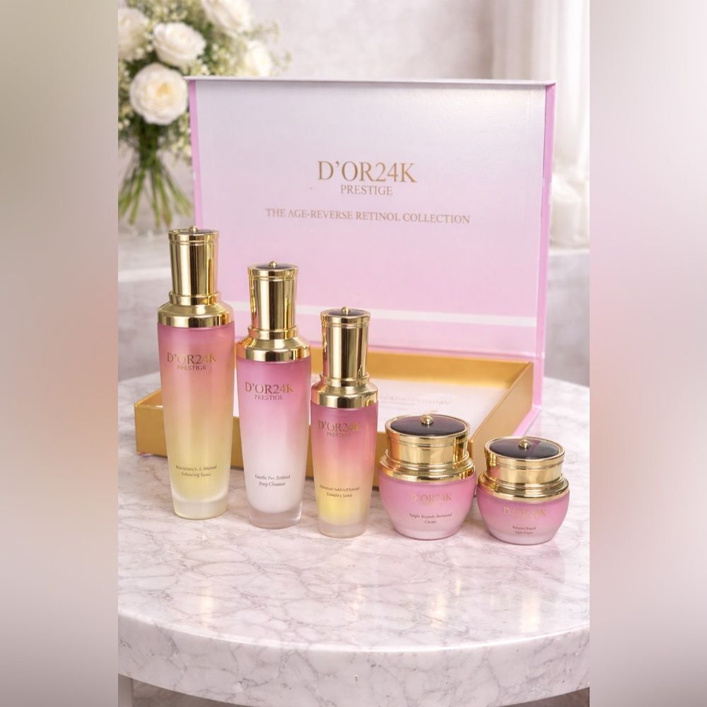 D’OR24K Prestige Age-Reverse Retinol Collection |Luxury Skincare Set | Full Size